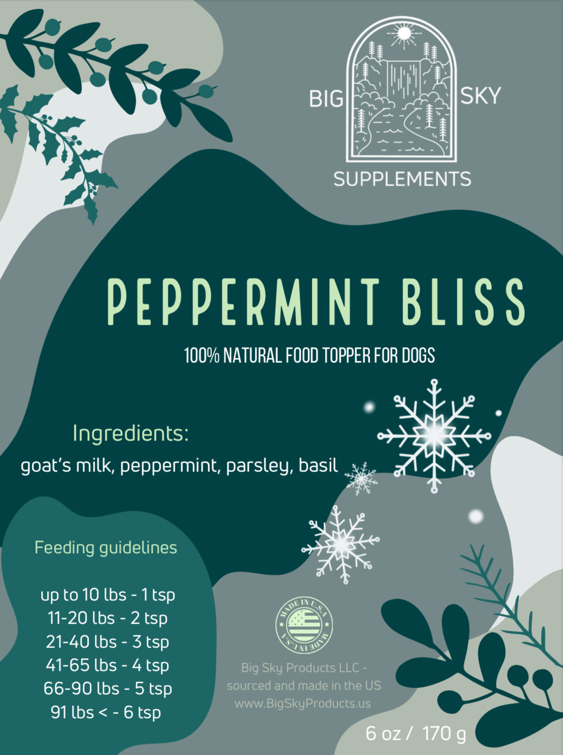 Peppermint Bliss Topper